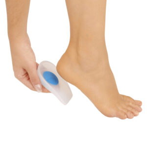 Calcanheira Siligel Para Esporão Com Ponto Azul